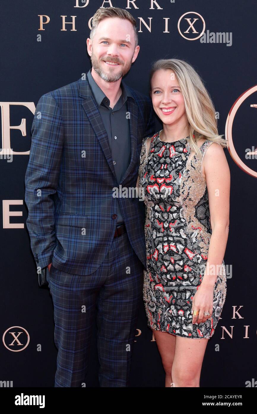 LOS ANGELES JUN 4 Shawn Ashmore, Dana Wasdin at the "Dark Phoenix