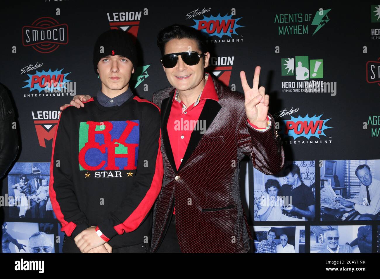 LOS ANGELES JAN 30 Zen Feldman, Corey Feldman at the Excelsior! A