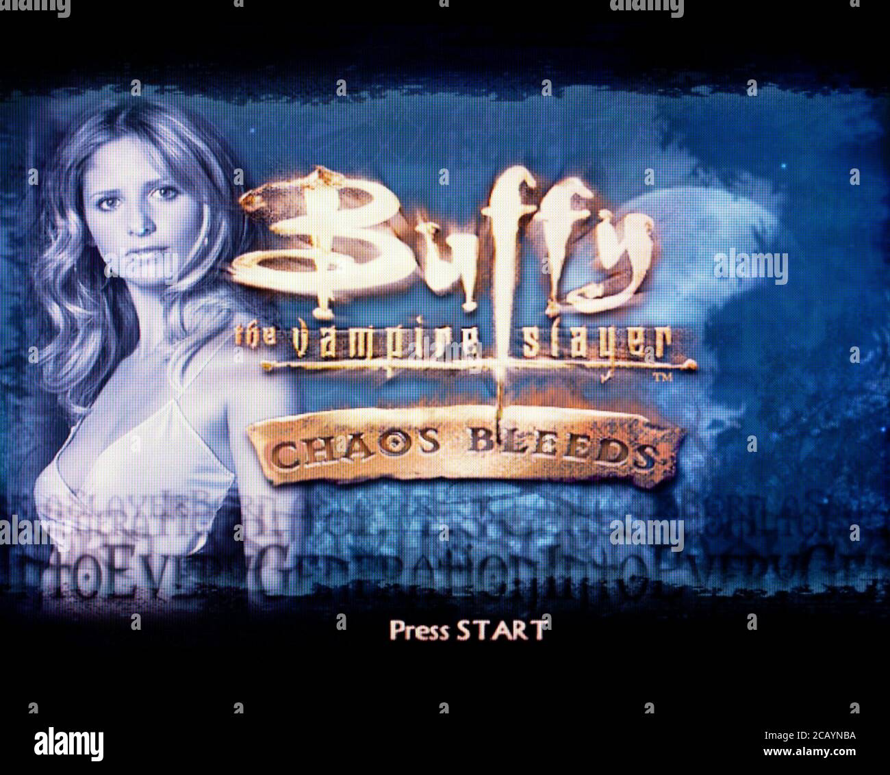 Buffy The Vampire Slayer Chaos Bleeds - Nintendo Gamecube Videogame - Editorial use only Stock Photo