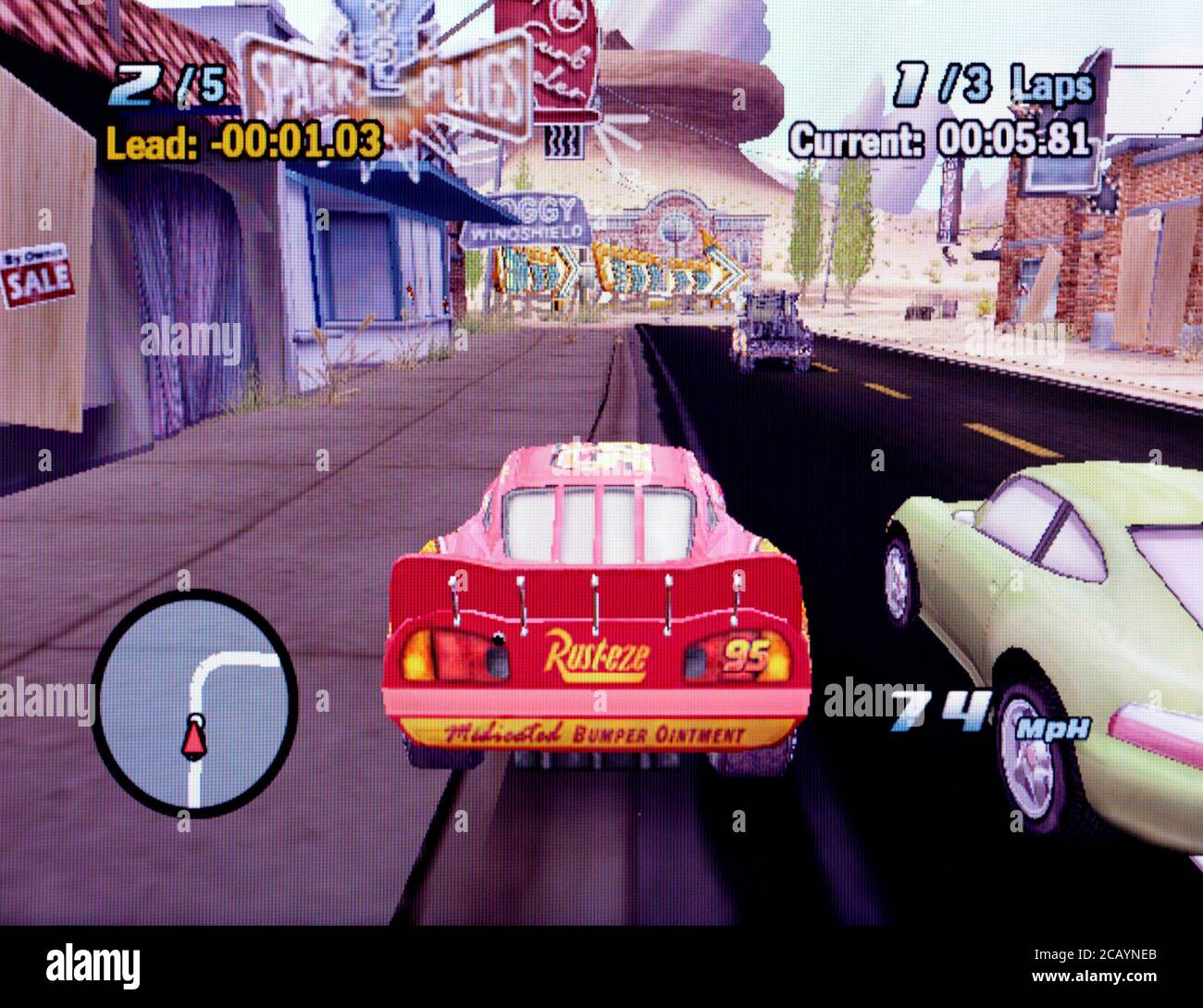 Disney Pixar Cars - Nintendo Gamecube Videogame - Editorial use only Stock Photo