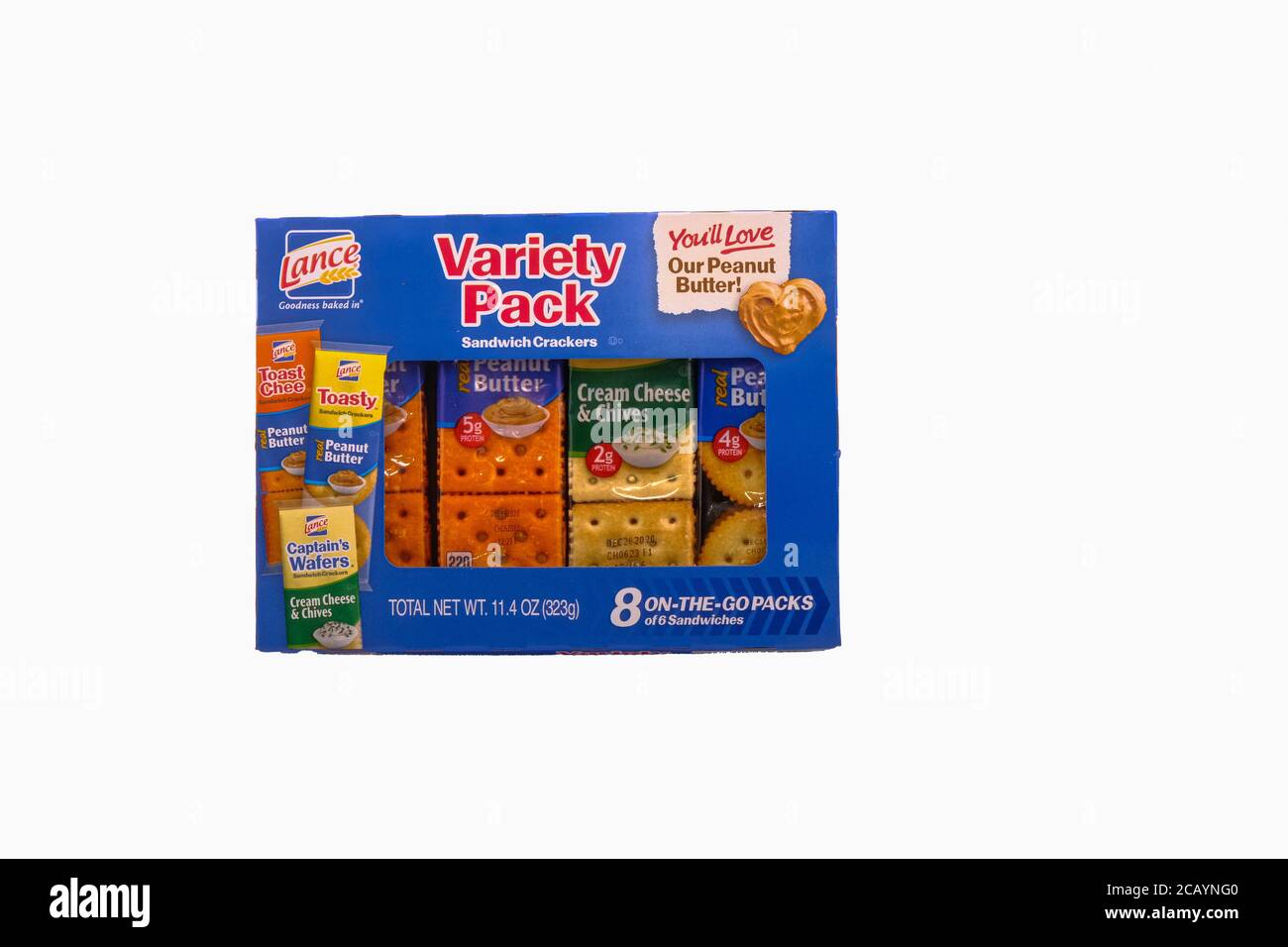 Lance Variety Pack Crackers Stock Photo Alamy