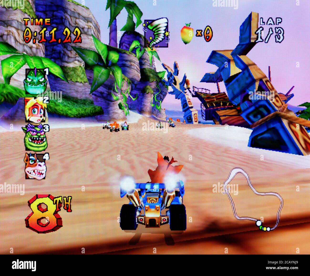 Crash Nitro Kart Nintendo Gamecube Videogame Editorial use only