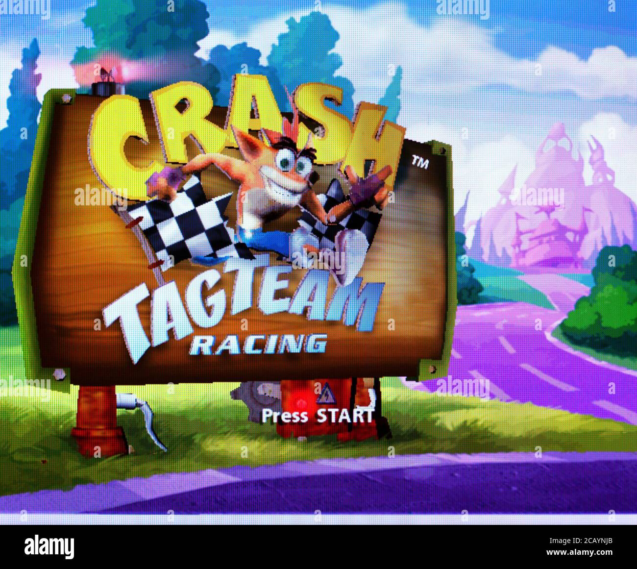Crash Tag Team Racing - Nintendo Gamecube Videogame - Editorial use only Stock Photo