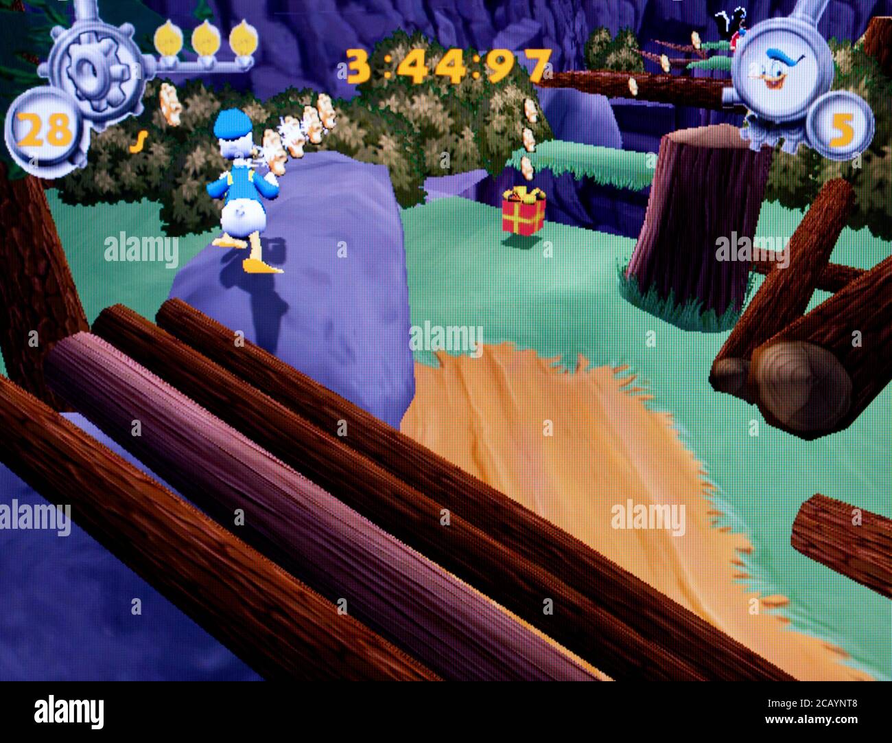 Disney's Donald Duck Goin' Quackers - Nintendo Gamecube Videogame - Editorial use only Stock Photo