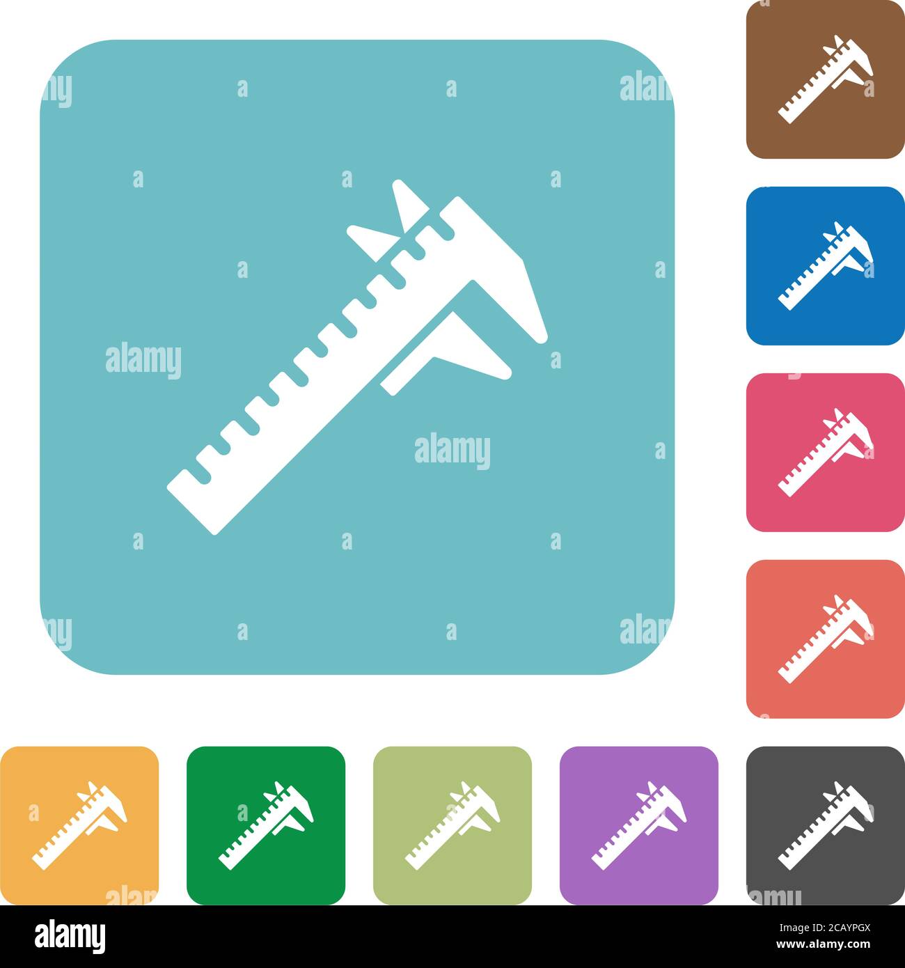Precision set square caliper Stock Vector Images - Alamy