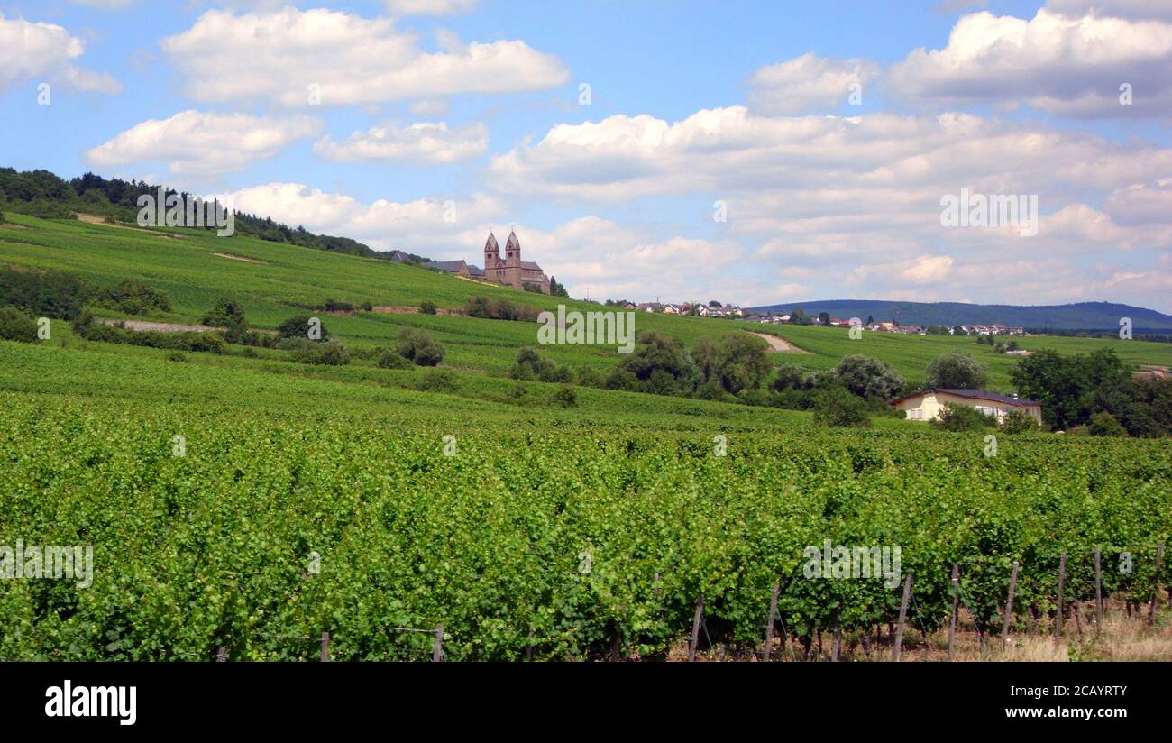 View from Rudesheim Cable Car Stock Photo