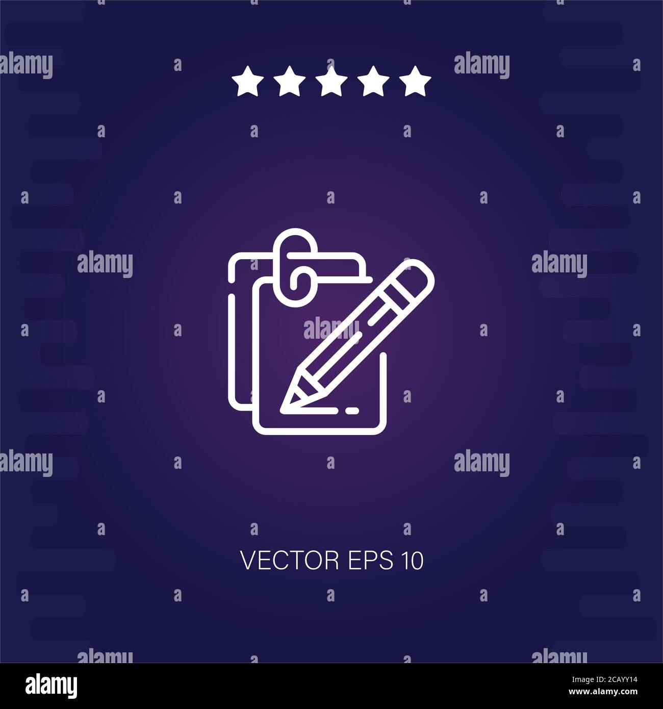 contract vector icon modern illustration Stock Vector Image & Art - Alamy