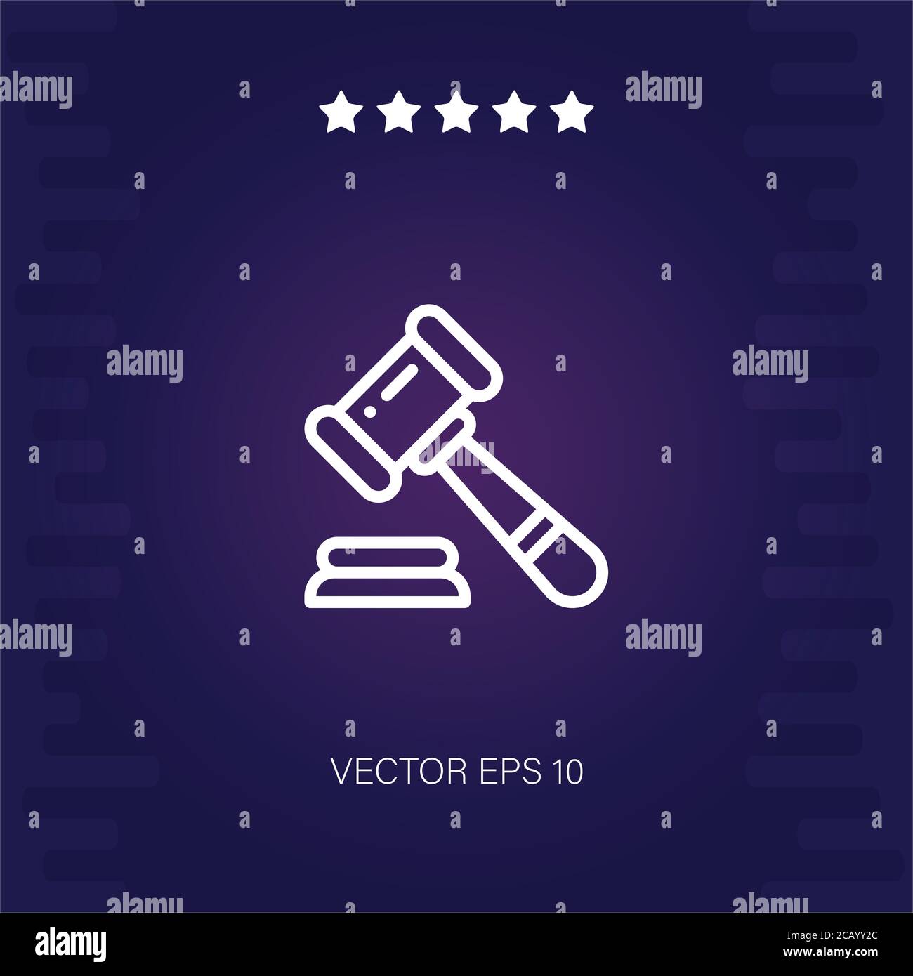auction vector icon modern illustration Stock Vector Image & Art - Alamy