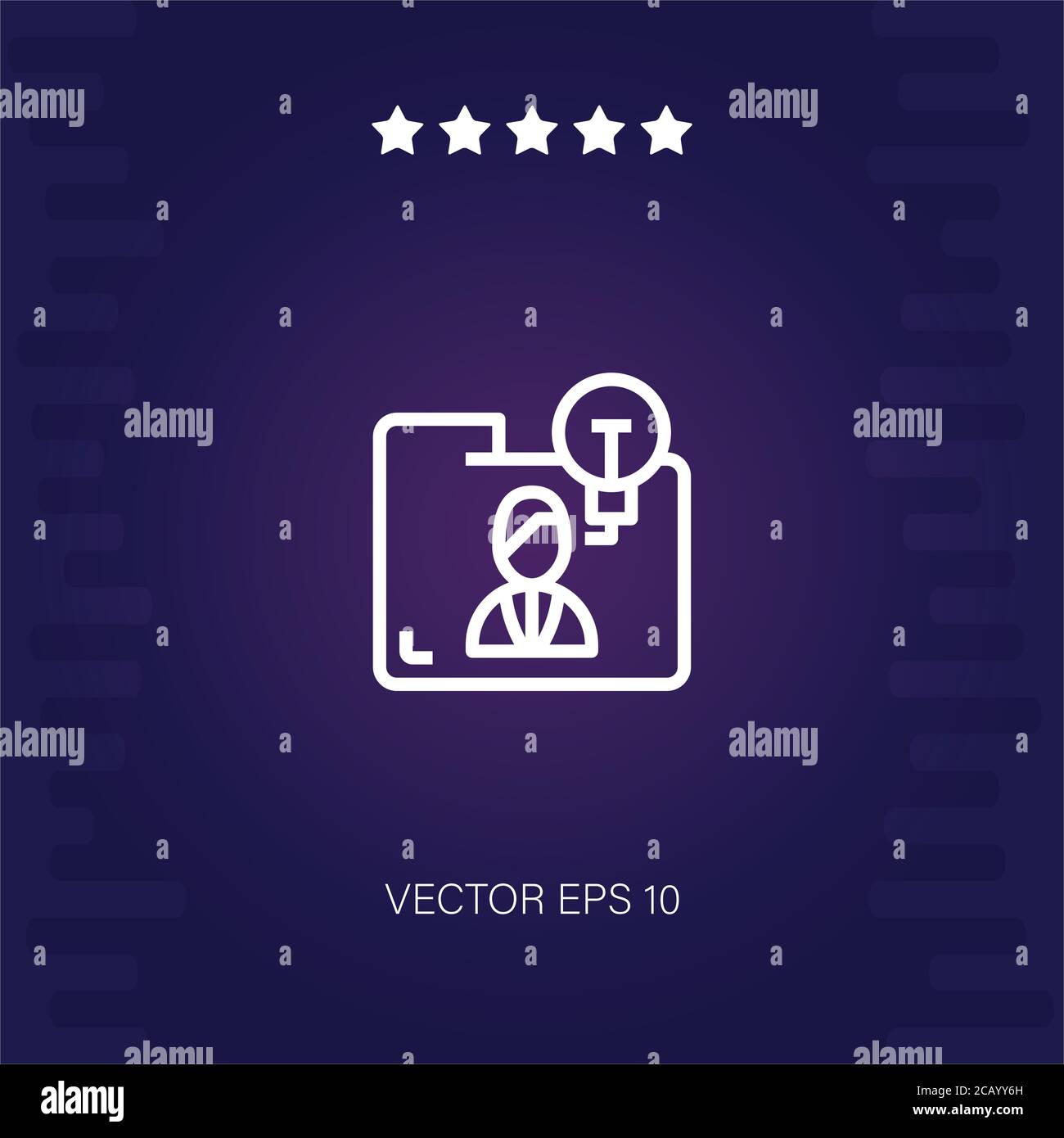 project vector icon modern illustration Stock Vector Image & Art - Alamy