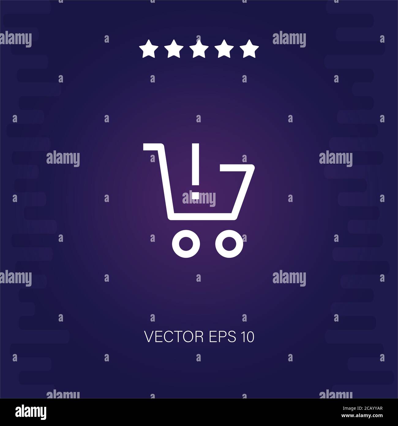 shopping cart vector icon modern illustration Stock Vector Image & Art ...
