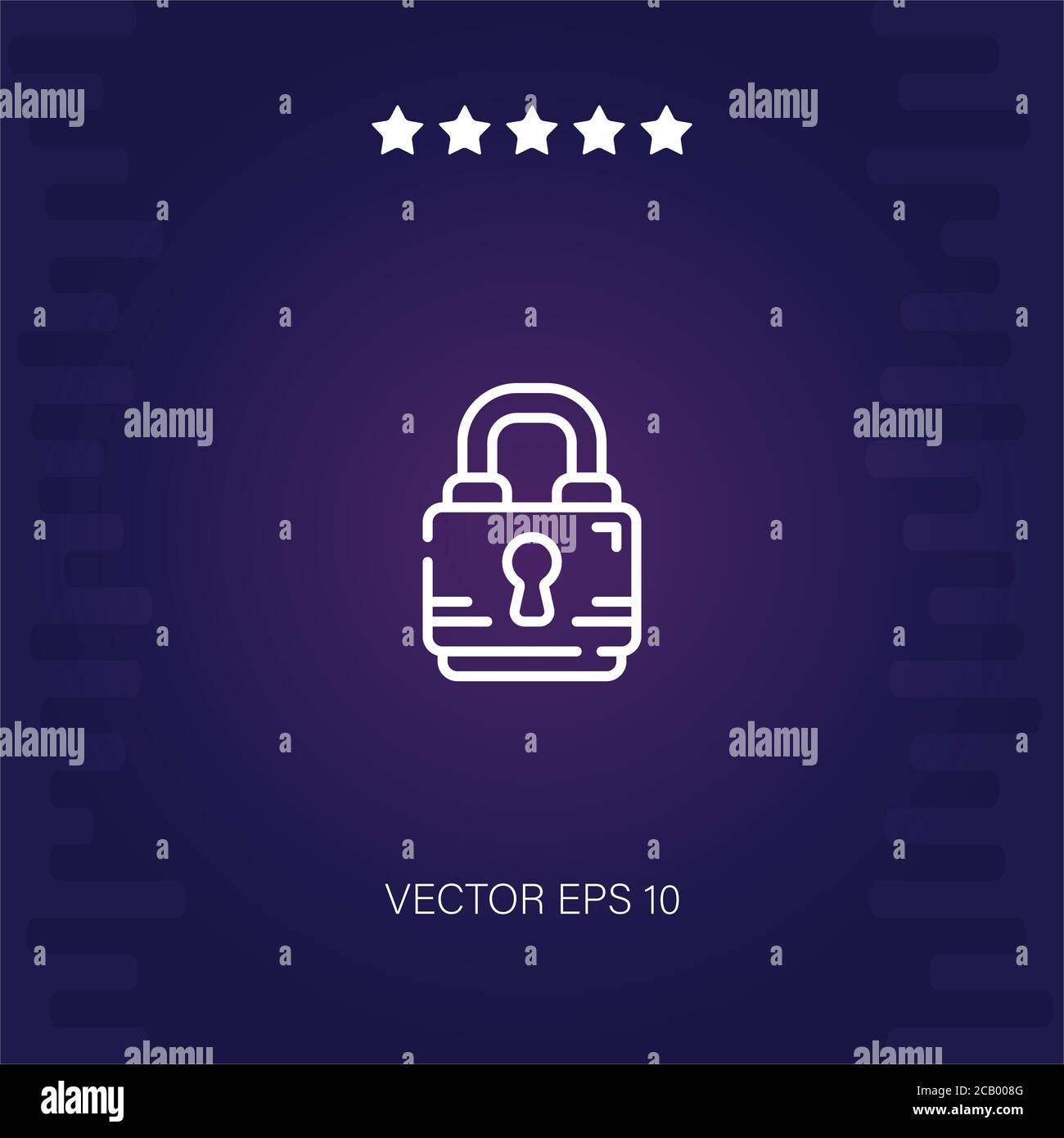 lock vector icon modern illustration Stock Vector Image & Art - Alamy
