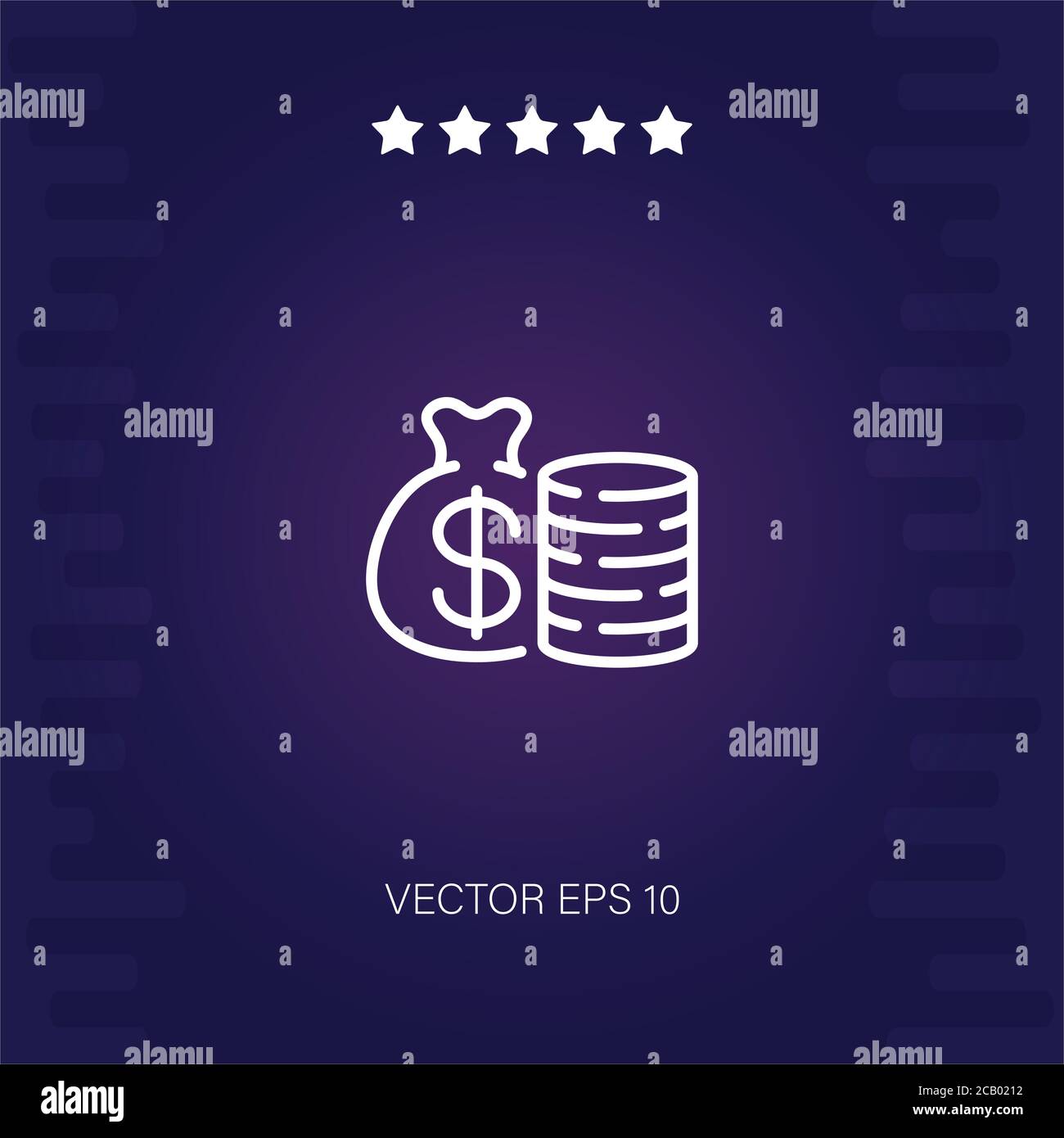 cash vector icon modern illustration Stock Vector Image & Art - Alamy