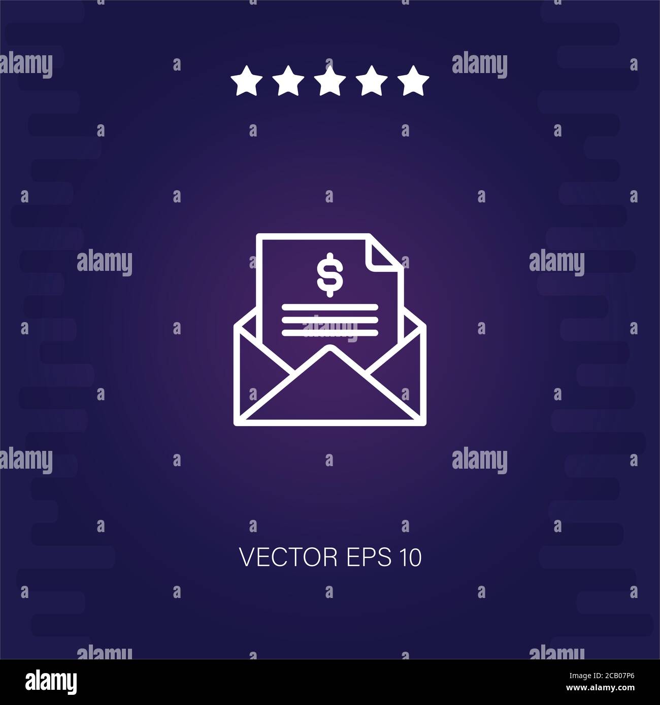 mail vector icon modern illustration Stock Vector Image & Art - Alamy