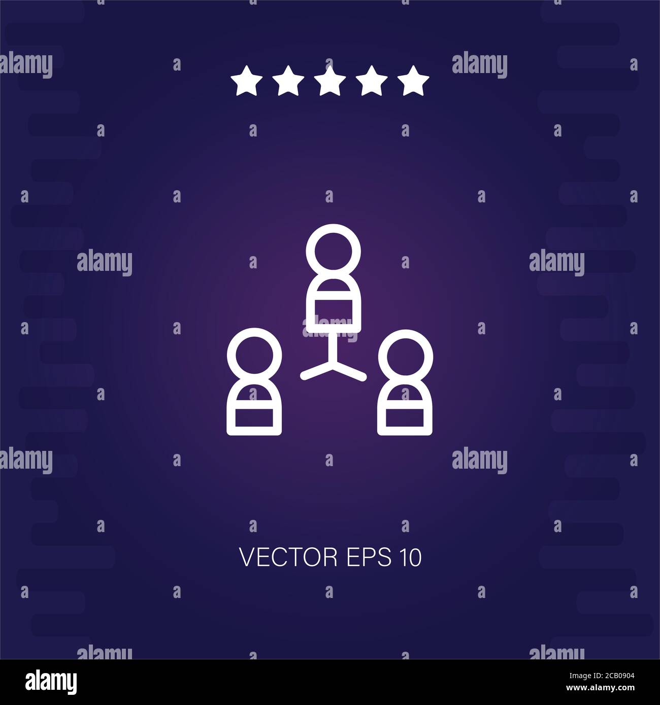teamwork vector icon modern illustration Stock Vector Image & Art - Alamy