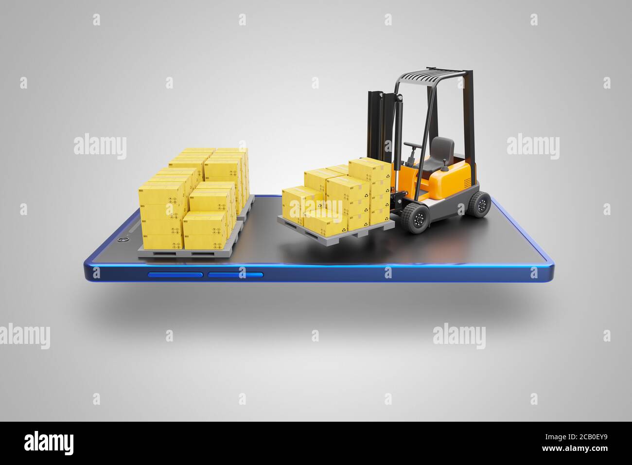 Download Box On Pallet High Resolution Stock Photography And Images Alamy