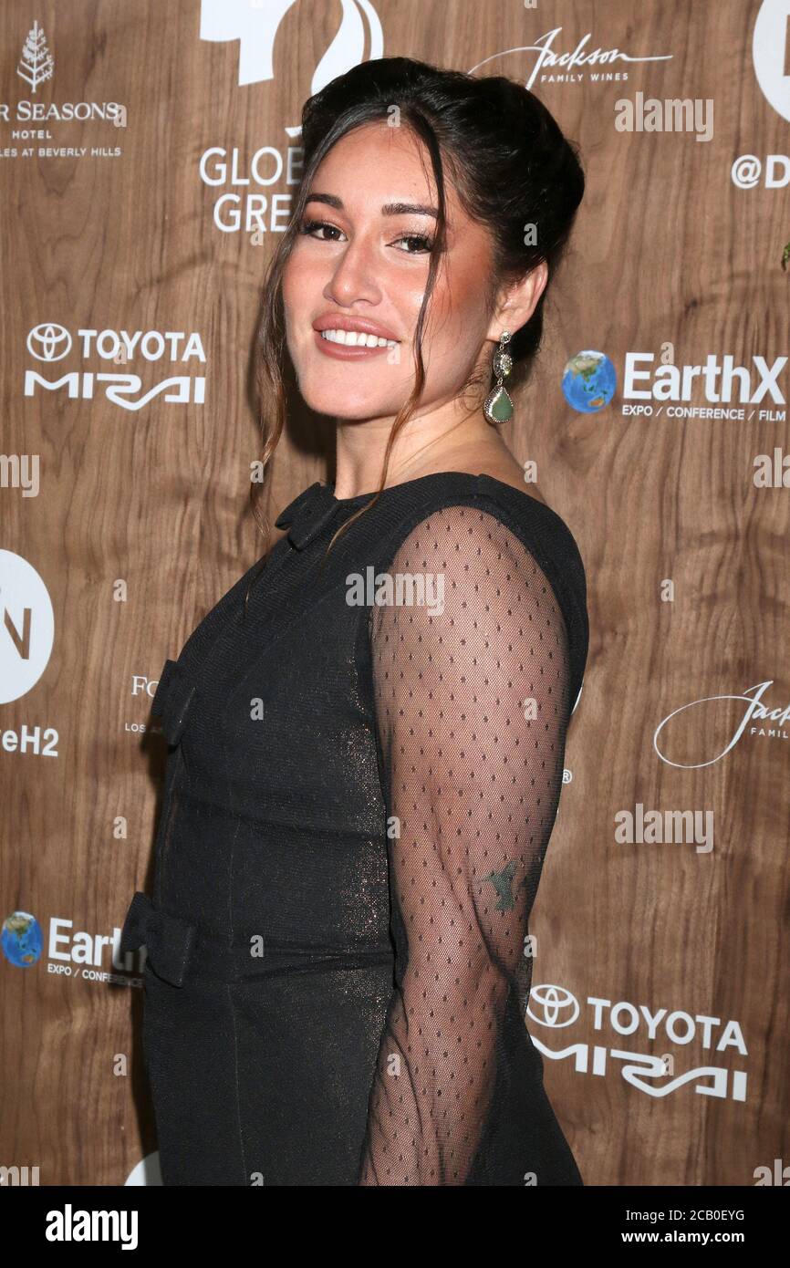 LOS ANGELES - FEB 20: Q'orianka Kilcher at the Global Green 2019 Pre