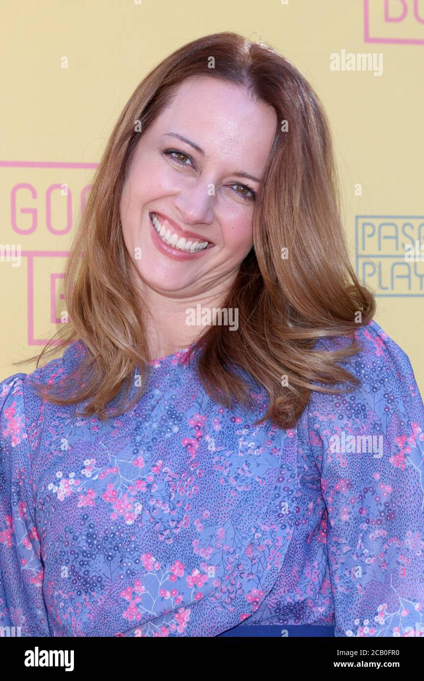 LOS ANGELES - JUN 30:  Amy Acker at the 'Good Boys' Play Opening Arrivals at the Pasadena Playhouse on June 30, 2019 in Pasadena, CA Stock Photo