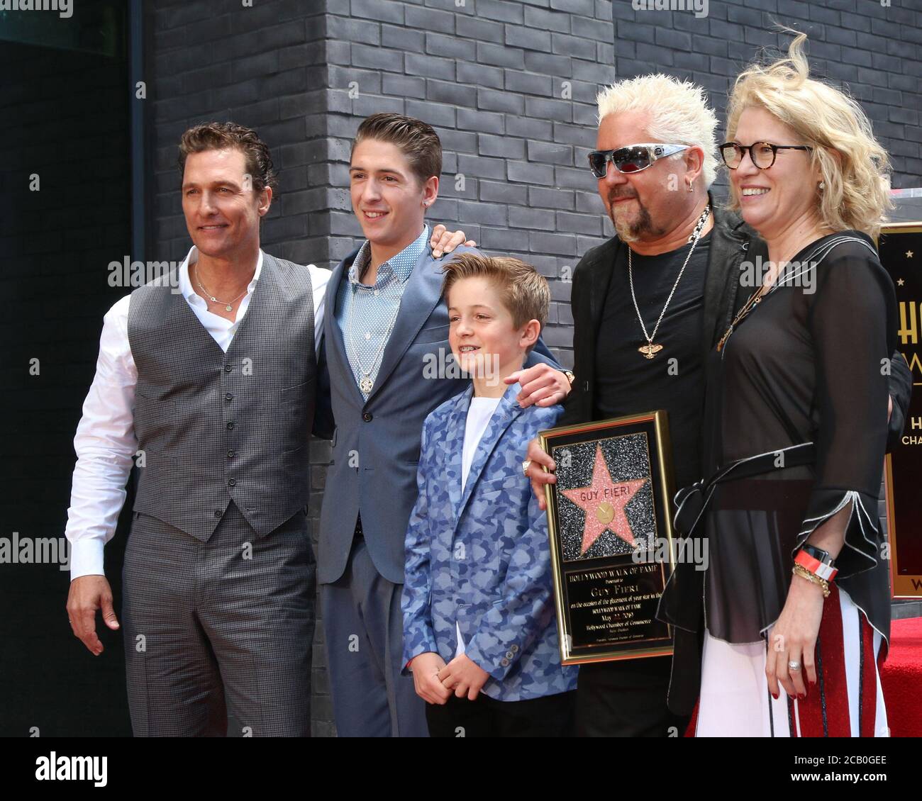 LOS ANGELES MAY 22 Matthew McConaughey, Hunter Fieri , Ryder Fieri