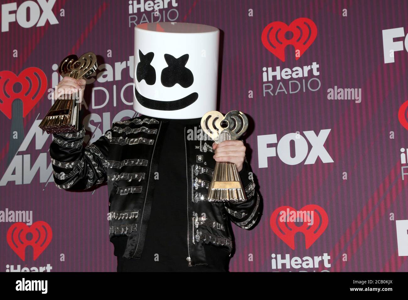 LOS ANGELES - MAR 14: Marshmello, Christopher Comstock at the iHeart ...