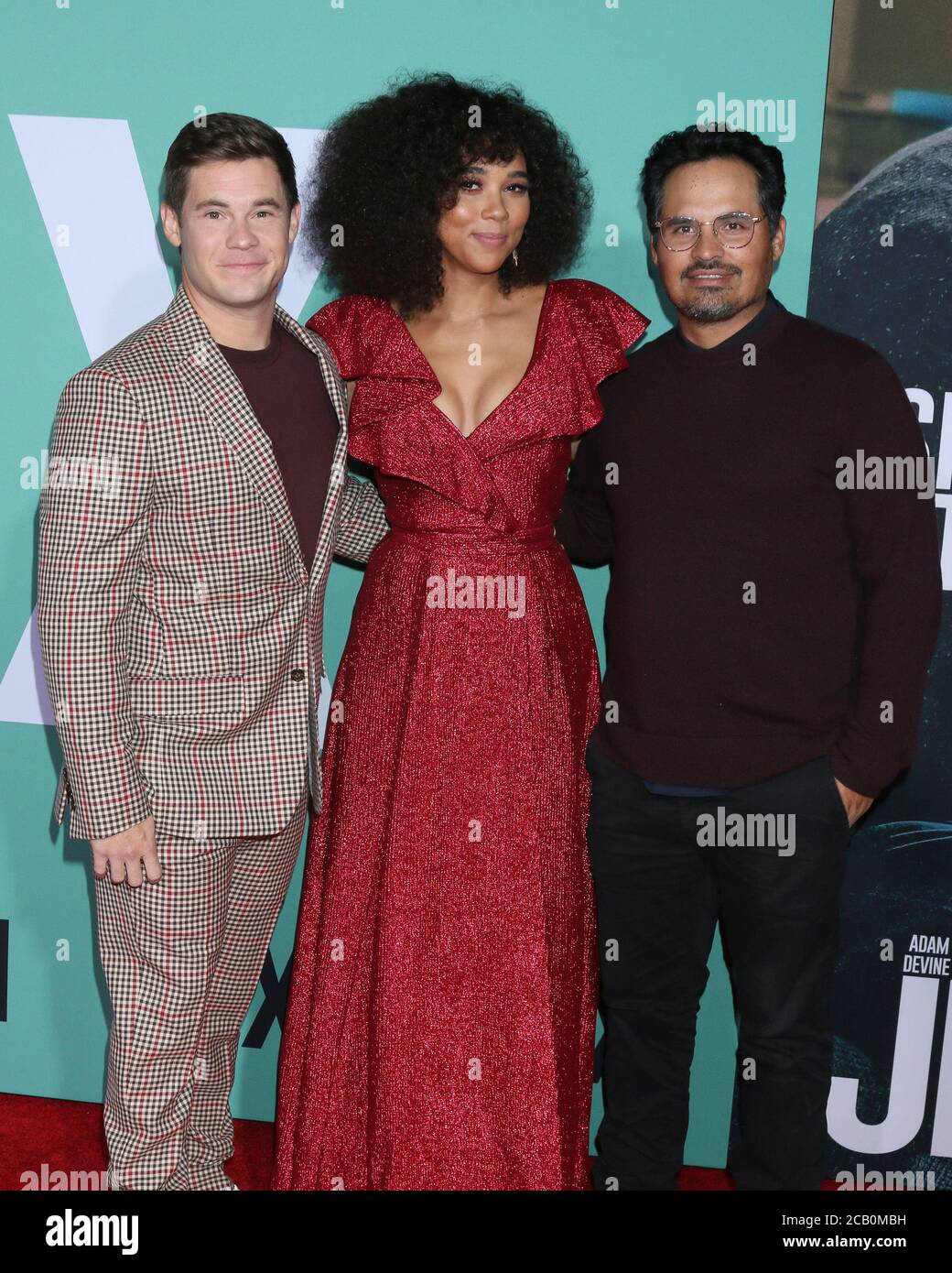 LOS ANGELES OCT 3 Adam DeVine, Alexandra Shipp, Michael Pena at the