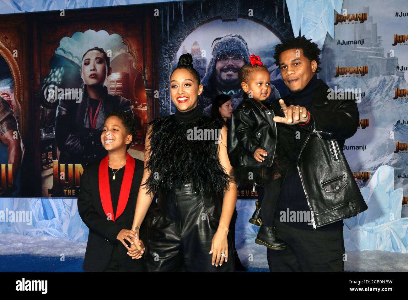 LOS ANGELES - DEC 9: Cree Hardrict, Tia Mowry-Hardrict, Cairo Hardrict