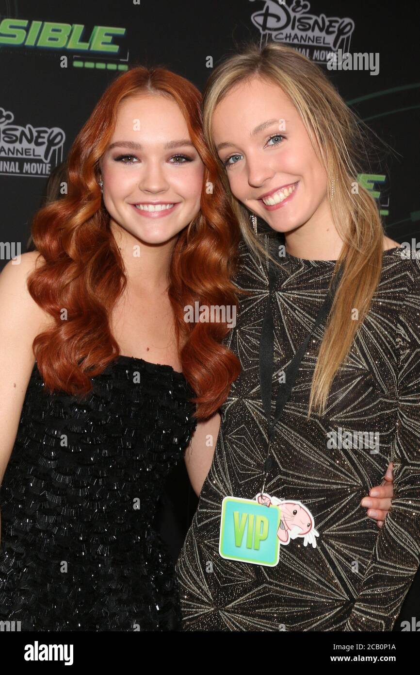 LOS ANGELES - FEB 12: Sadie Stanley, Sophie Stanley at the "Kim