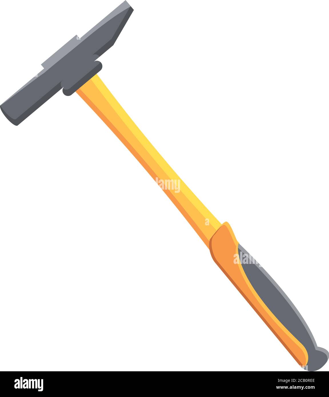 hammer tool on white background vector illustration design Stock Vector ...