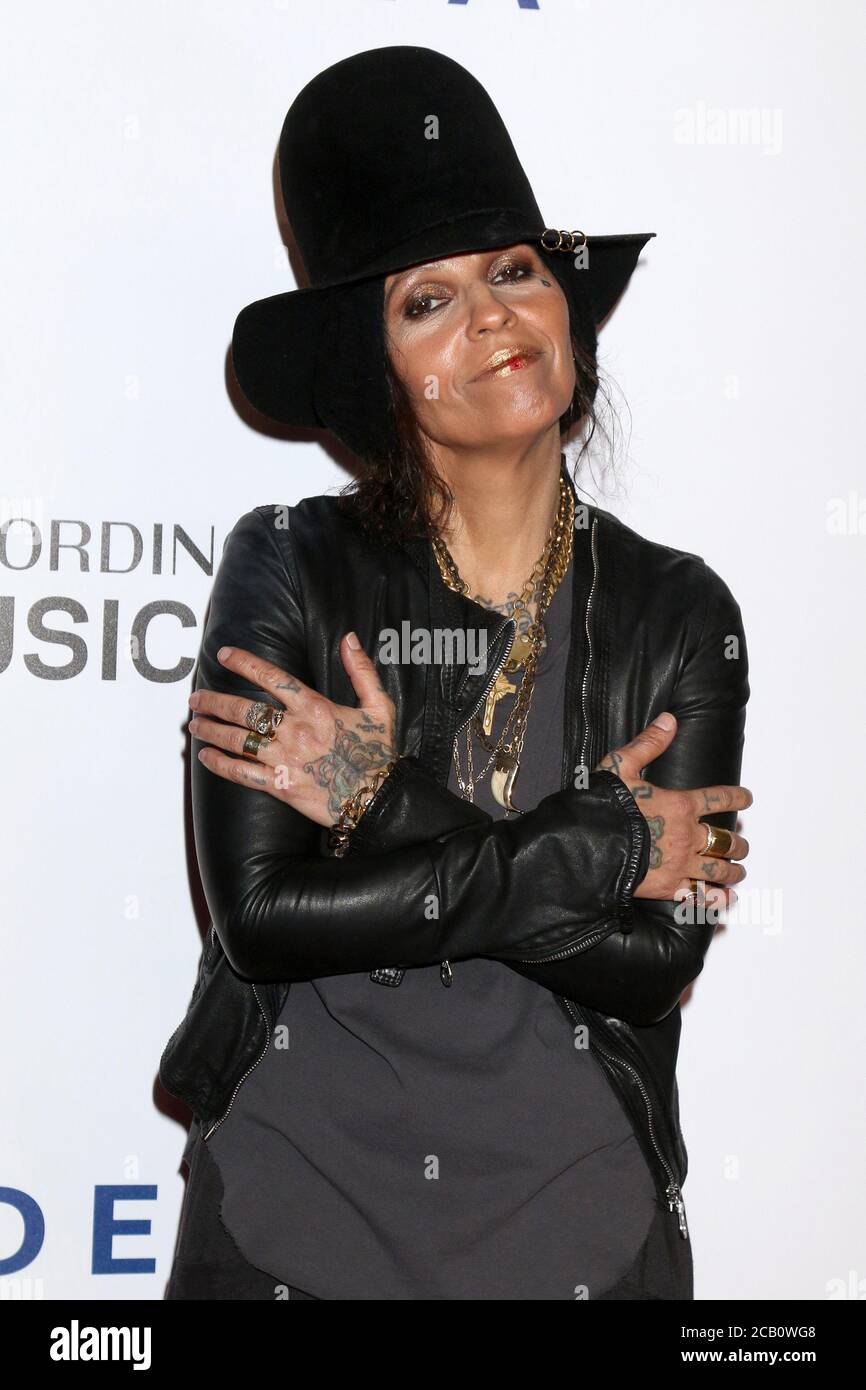 LOS ANGELES - FEB 8:  Linda Perry at the MusiCares Person of the Year Gala at the LA Convention Center on February 8, 2019 in Los Angeles, CA Stock Photo