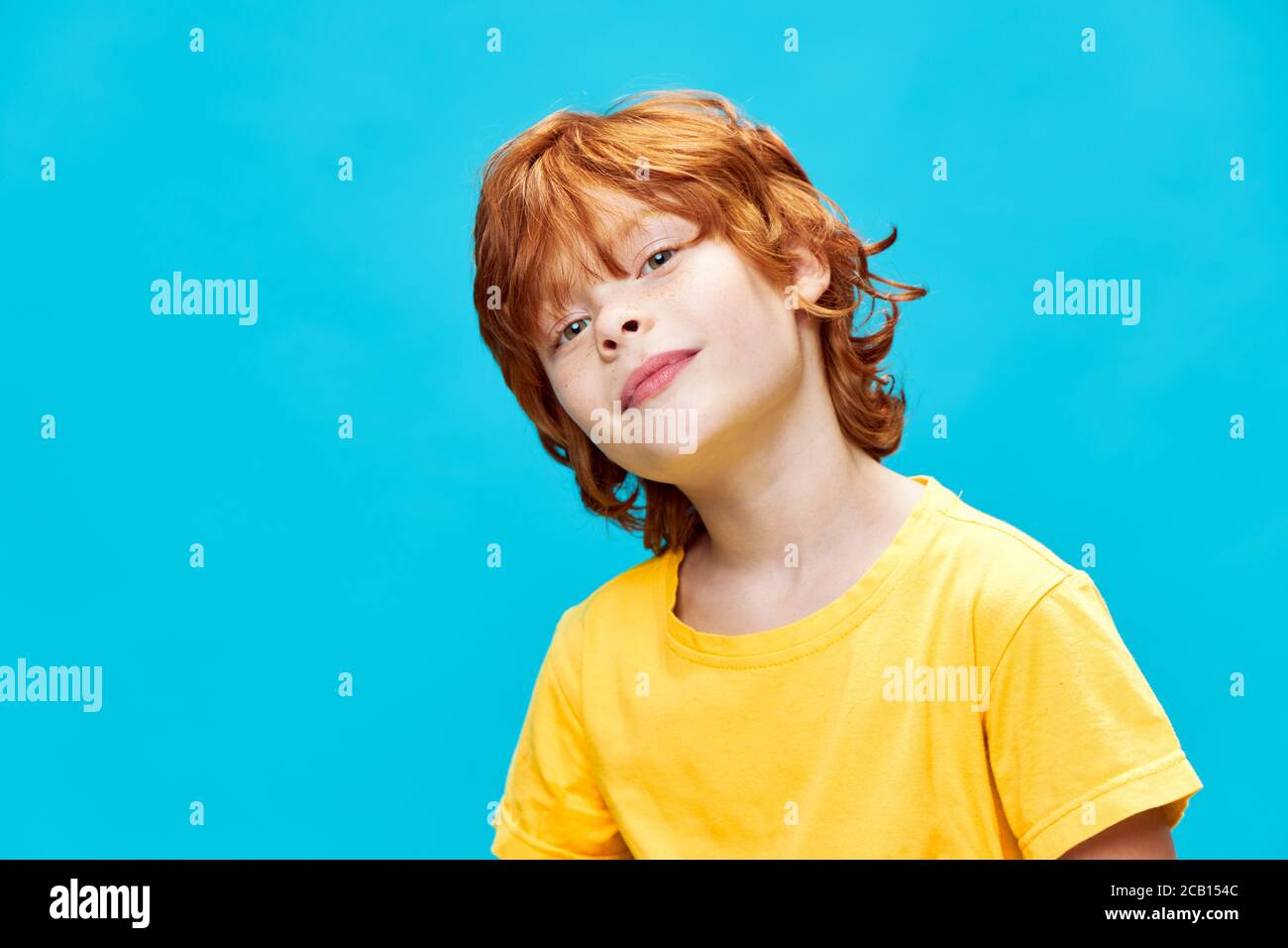 Child isolated tilted head hires stock photography and images Alamy