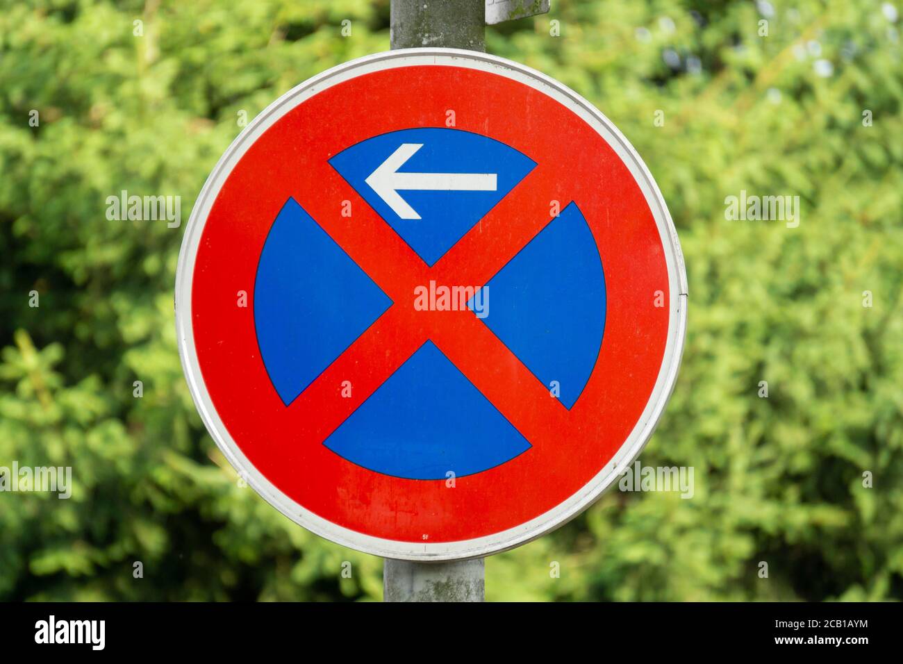 Absolute no stopping, traffic sign, North Rhine-Westphalia, Germany Stock Photo