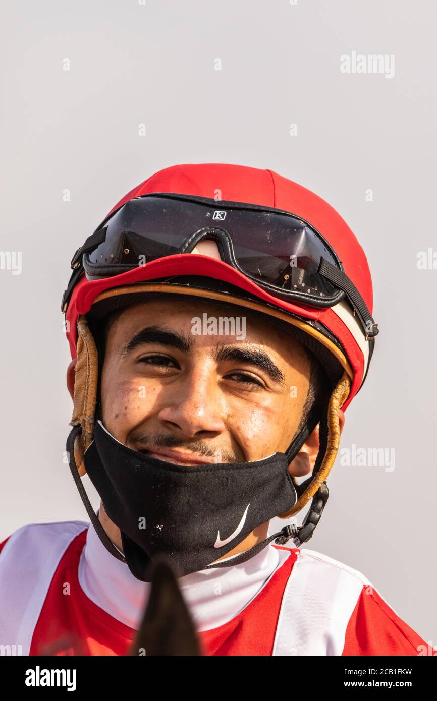 Horse racing at King Khalid Racetrack 7/8/2020 Stock Photo Alamy