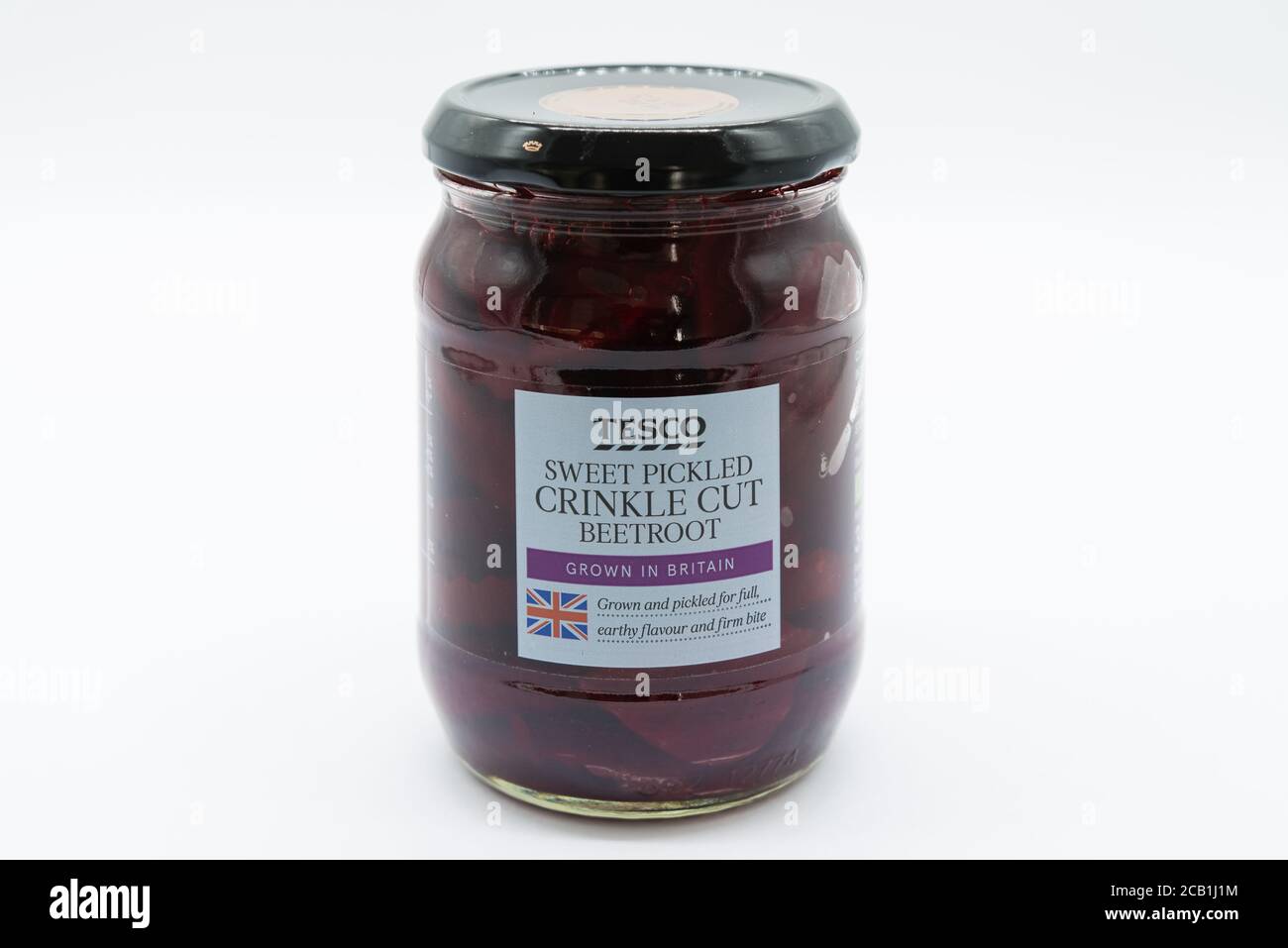 Irvine, Scotland, UK March 08, 2020 Tesco branded sweet pickled