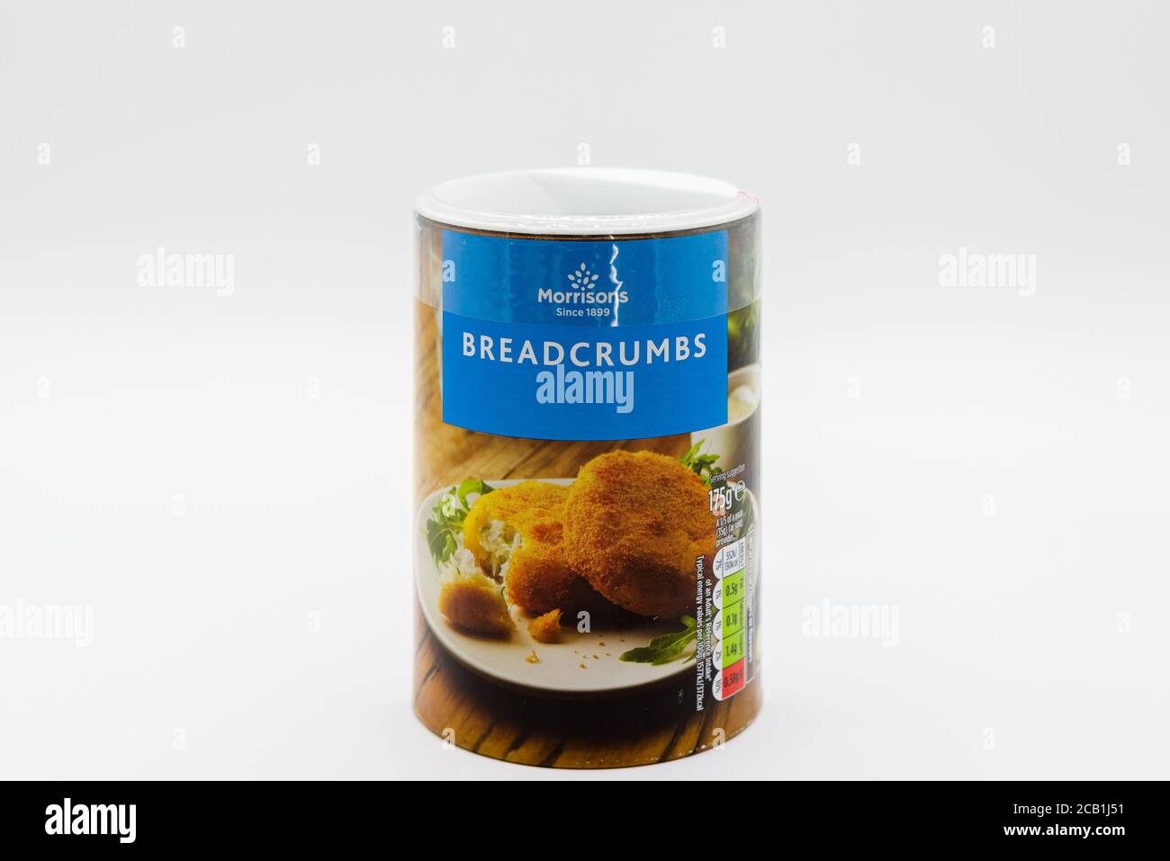 Irvine, Scotland, UK March 08, 2020 Morrisons Banded Breadcrumbs in