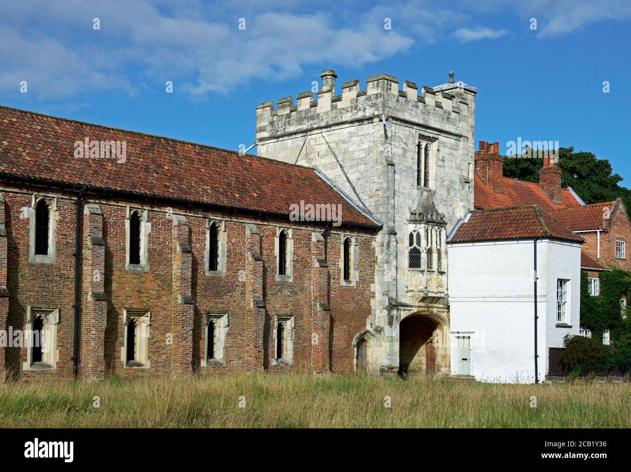 The gatehouse of Cawood Castle in the village of Cawood, North