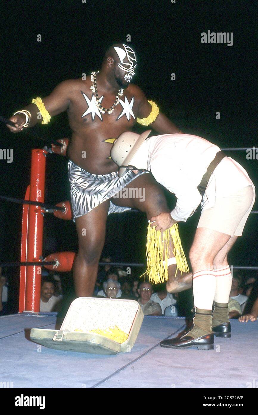 FILE PHOTO*** Wrestler, James Harris, better known by the ring name Kamala,  Has Passed Away.