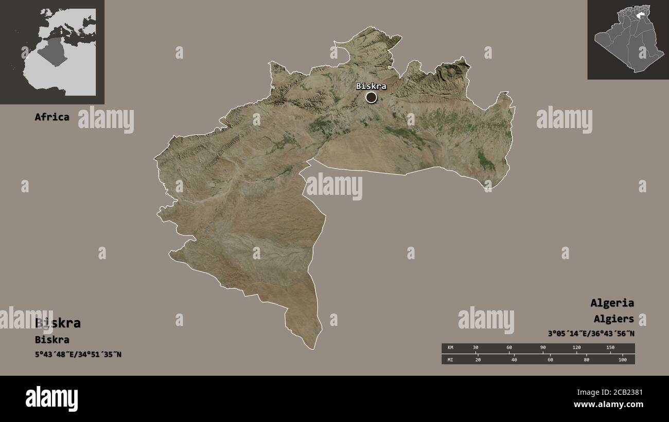Shape Of Biskra Province Of Algeria And Its Capital Distance Scale shape-of-biskra-province-of-algeria-and-its-capital-distance-scale