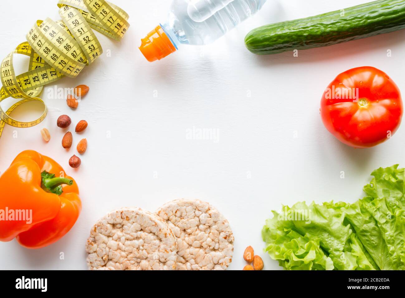 Download Diet Mockup Vegetables Nuts And Fruits Healthy Food Stock Photo Alamy