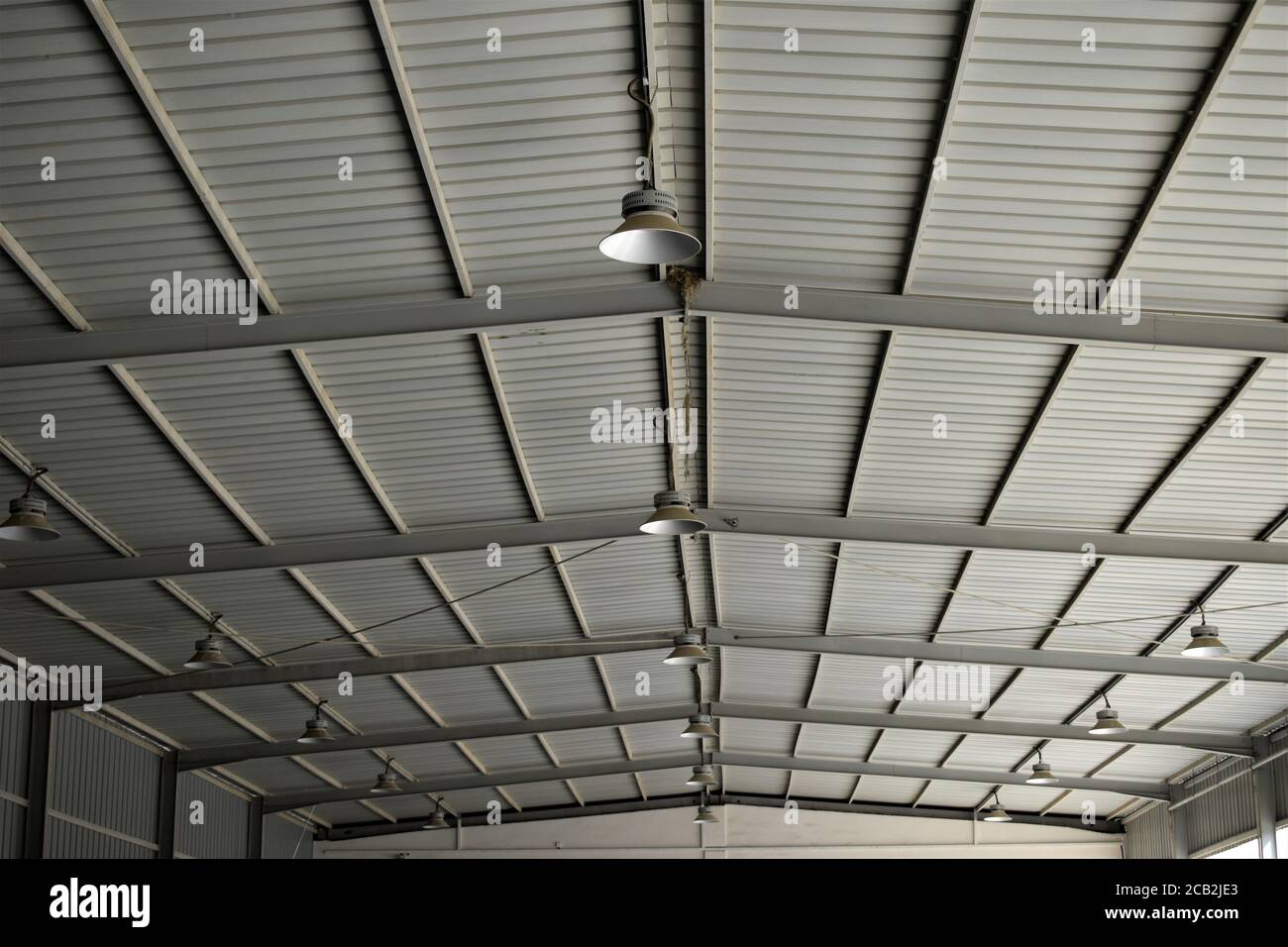 steel Structural beams and columns in the paint shop Stock Photo Alamy