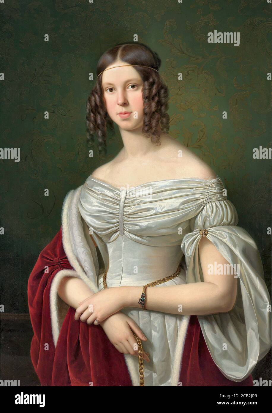 German Countess Ittenbach Franz - Portrait of Marie Felicitas Zu Fürstenberg Neà ...