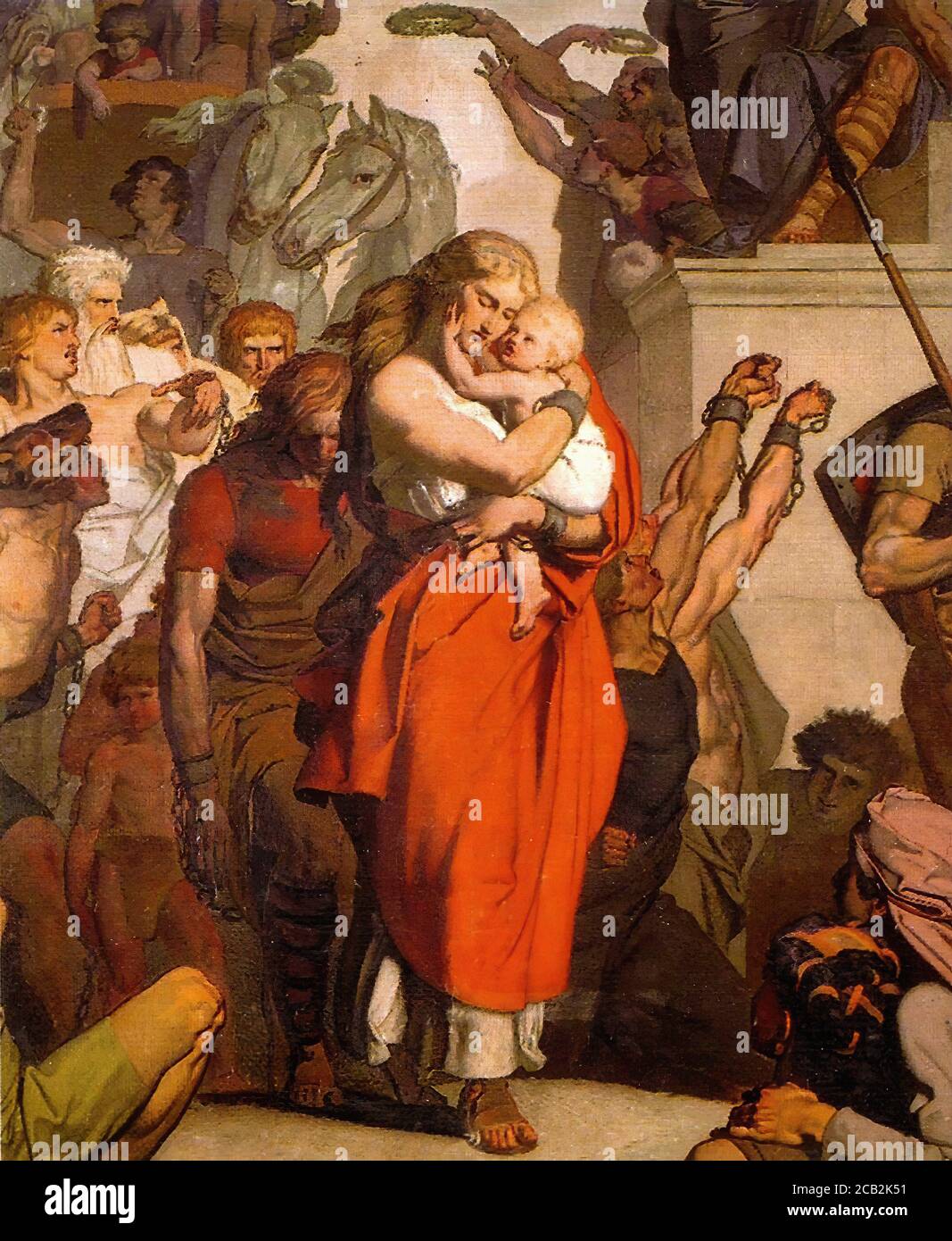 Thusnelda in the triumph of germanicus hi-res stock photography