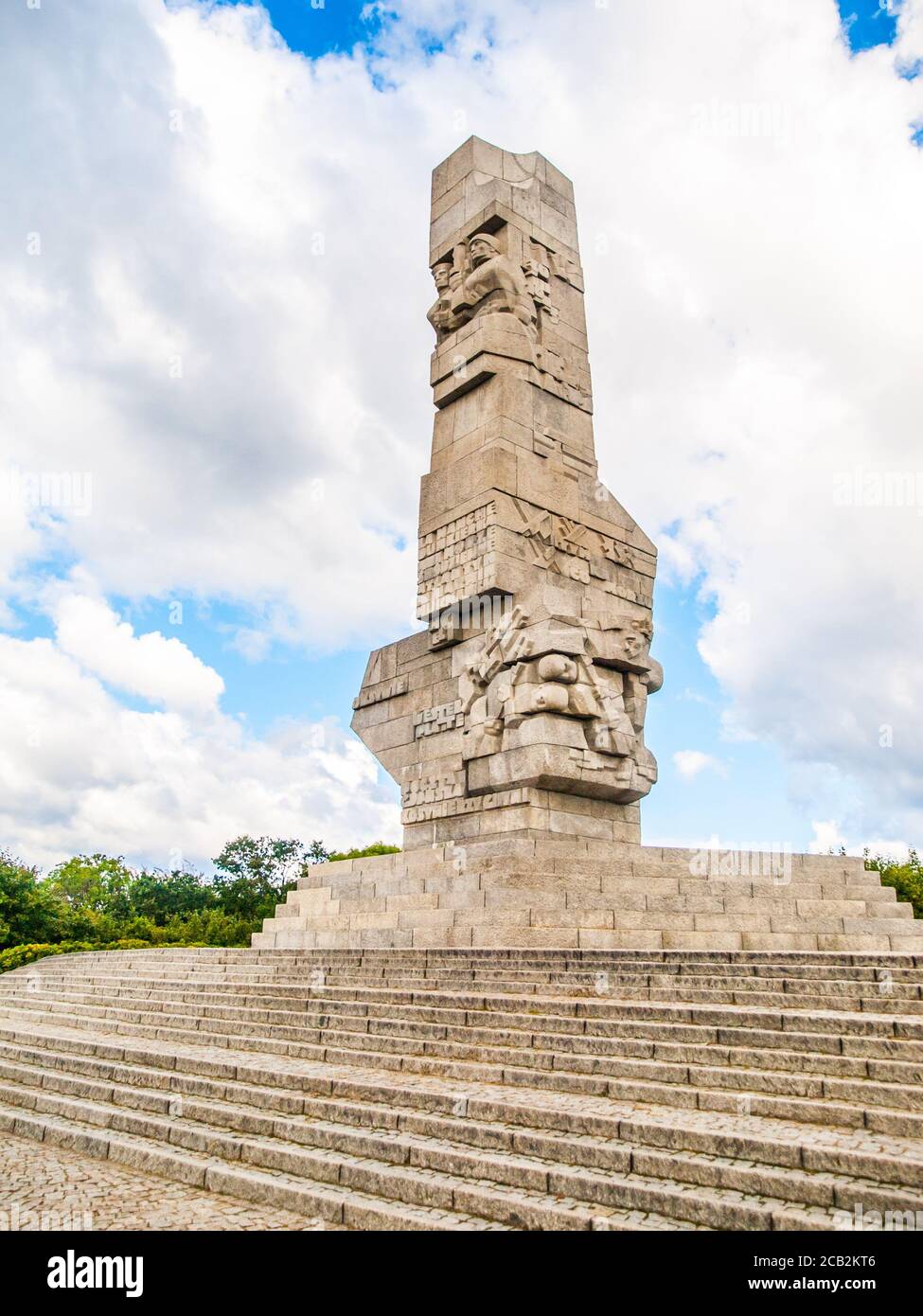Westerplatte Monument Commemorating The First Battle Of Second World 