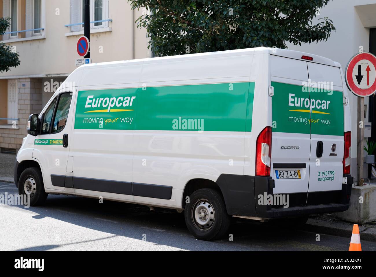 Bordeaux Aquitaine France 08 04 2020 europcar rent car