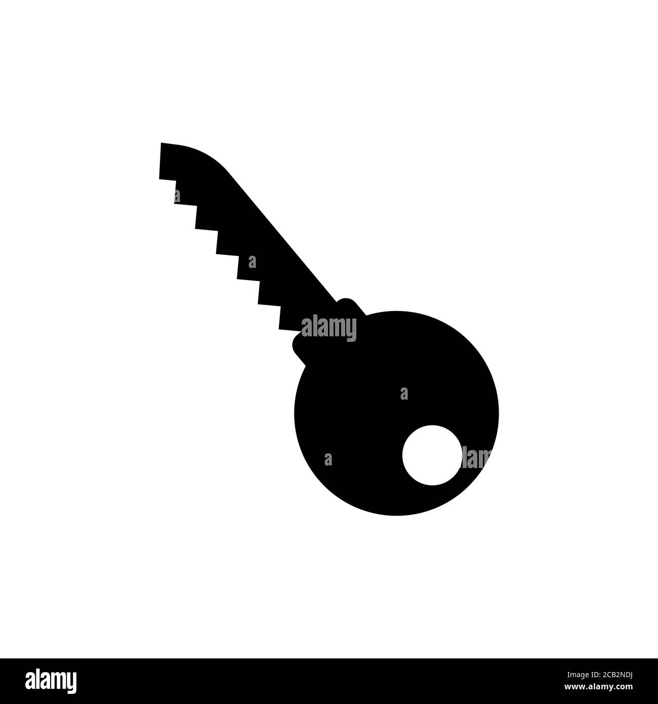 Key Icon for trendy flat style for graphic design, web-site. Stock ...