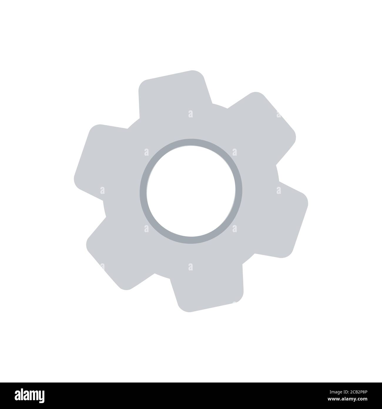 Setting gear for trendy flat style for graphic design, web-site. Stock ...