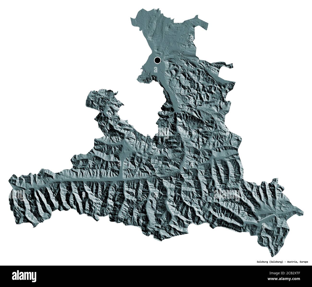 Salzburg State Map High Resolution Stock Photography and Images - Alamy