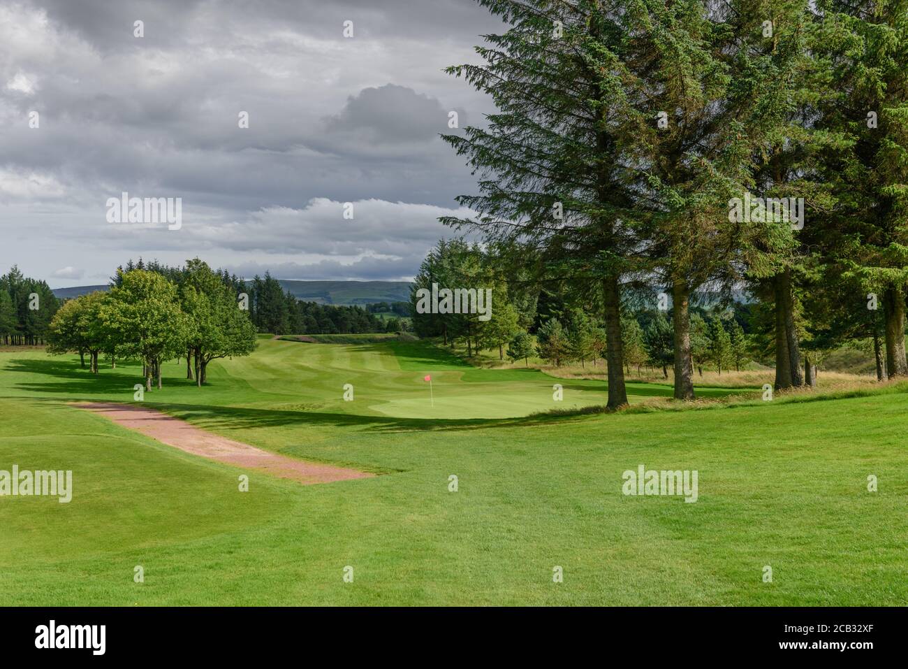 West Linton Golf Club The Scottish Borders Stock Photo Alamy