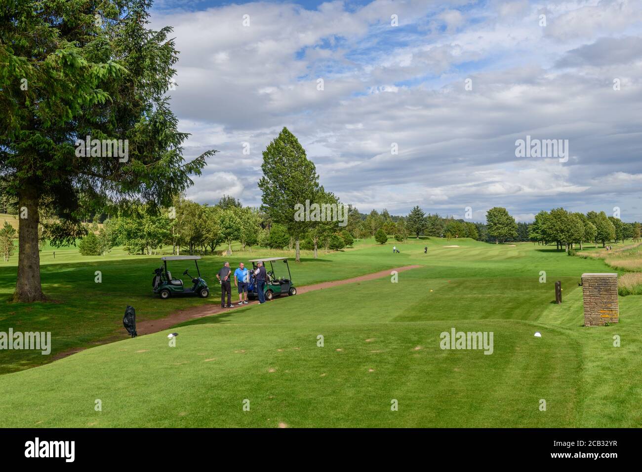 West Linton Golf Club The Scottish Borders Stock Photo Alamy