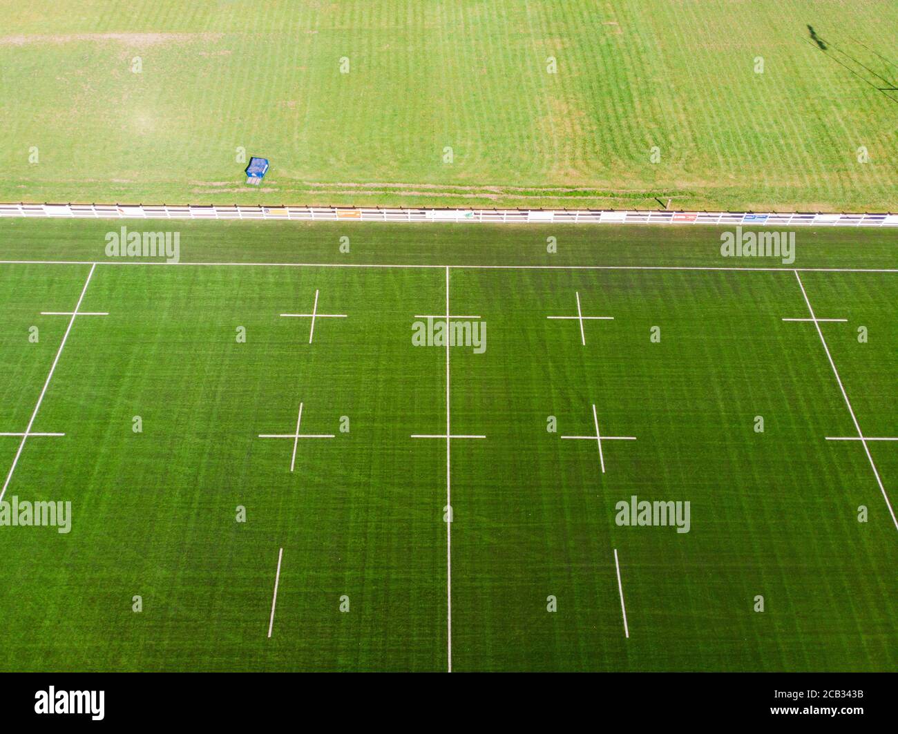 4G England Rugby Pitch, Derby Stock Photo Alamy