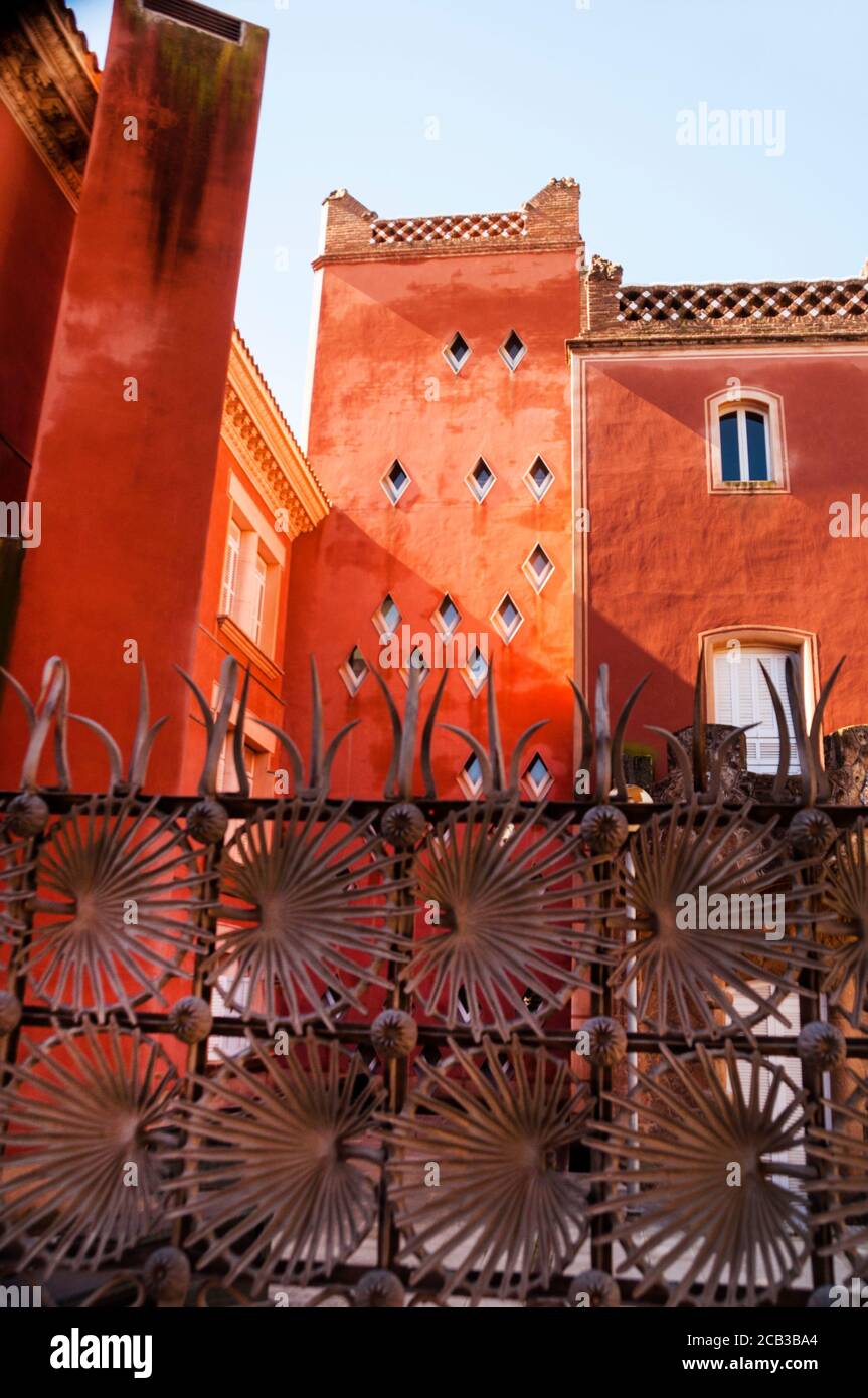 Diamond windows are a unique feature of houses designed by Antoni Gaudí
