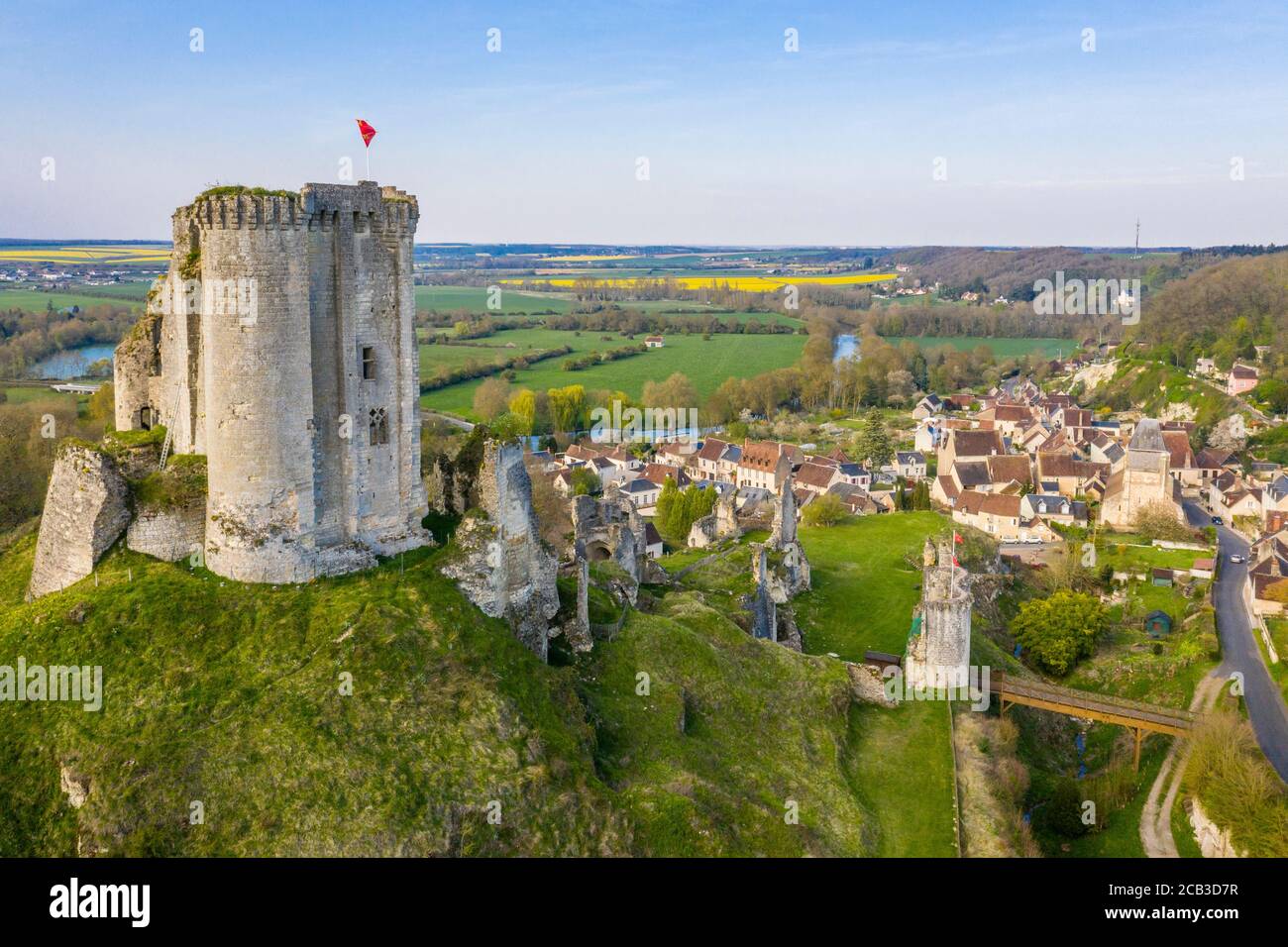 France Loir Et Cher Loire Valley Lavardin Labelled Les Plus Beaux Villages De France The Most Beautiful Villages Of France Ruins Of The Chateau Stock Photo Alamy